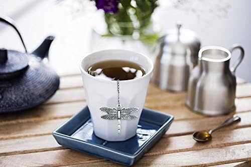 Infusor de chá NStaygate 2pcs, filtro de chá mais íngreme de chá de folhas soltas com charme festas de