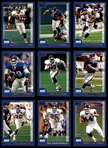 2000 Topps New York Giants quase completo equipe definida New York Giants-FB NM/MT Giants-FB