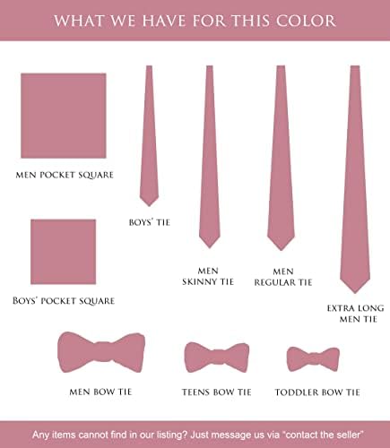 Zenxus laços magros para homens, cor sólida de 2,5 polegadas de gravatas finas de 2,5 polegadas 1 ou 5