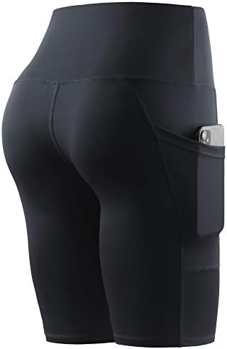Cadmus 3 pacote de shorts de treino de cintura alta para mulheres de 8 shorts de motociclista de ioga w dois