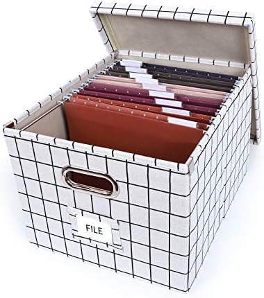 Caixas de armazenamento de arquivos pendurados dobráveis ​​dobráveis ​​com trilho de deslizamento