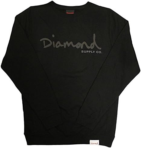 Diamond Supply Co Tonal OG Script Sweatshirt preto