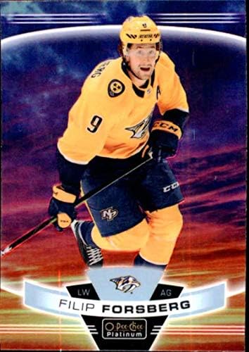 2019-20 O-PEE-Chee Platinum Sunset 29 Filip Forsberg Nashville Predators NHL Hockey Trading Card