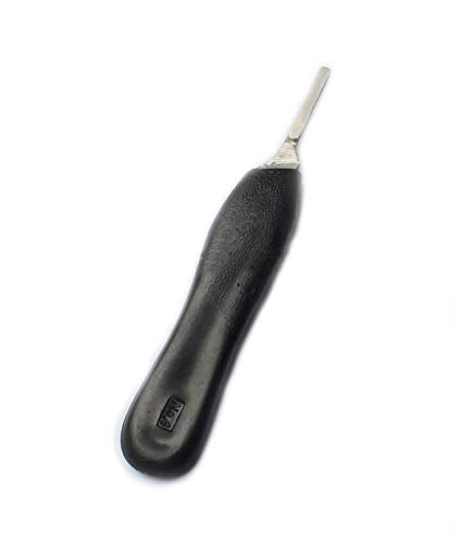Odontomed2011 Faca de bisturi #4 Black Plastic Grip Veterinary, Dental Instruments