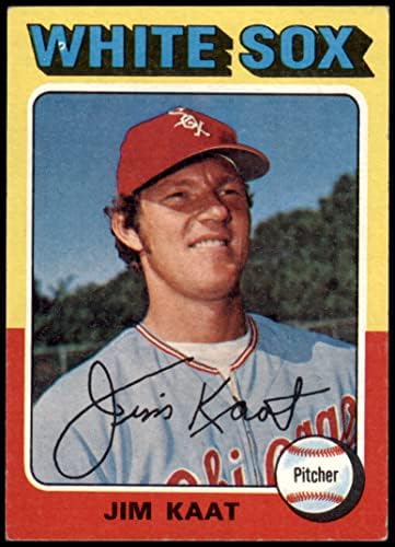 1975 Topps # 243 Jim Kaat Chicago White Sox VG+ White Sox