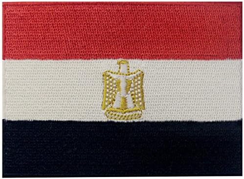 Patch egípcio de bandeira do Egito Ferro egípcio Ferro em Sew On National Emblem