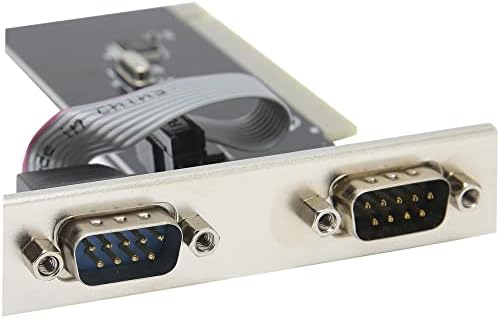 Aumente a conectividade do PC com PCI à placa serial - cartão de porta serial industrial com RS232 Com 9 -PIN DB9 Adaptador e controlador para transferência de dados eficientes