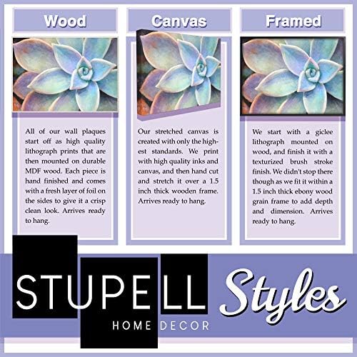 Stuell Industries Makeup Designer de moda moderna Placa de parede de palavras rosa, 7 x 17, multicoloria