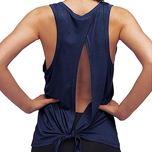Girls Crewneck Cotton Track Yoga Jogger Cut Out Cami Tank Blouse Blouse Vshirt para Womens Summer