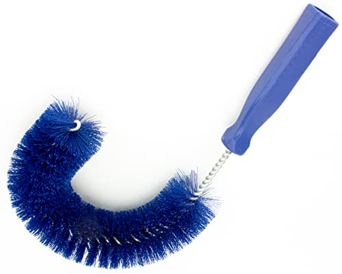 Esparta 41100EC14 Escova de plástico, escova de gancho com cerdas de poliéster para limpeza, 2,25 polegadas, azul
