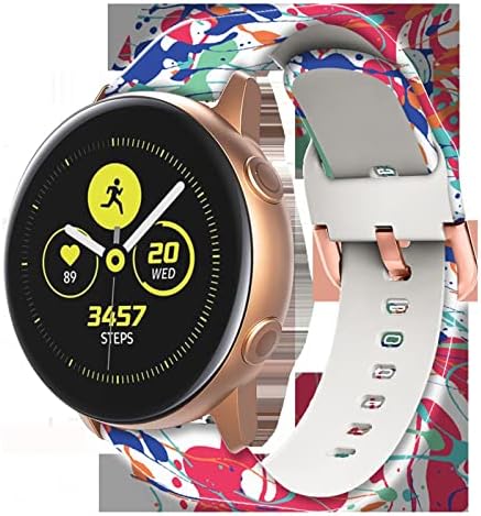 Dfamin Silicone Watch Band Wrist Screp para 18mm 20mm 22mm de pulseira universal SUPORTE SPORTH SPRANK Smartwatchs