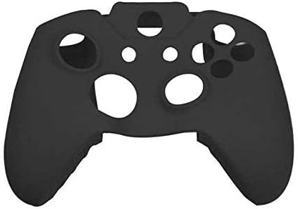 Kakooze Anti-Slip Soft Game Silicone Gel Grip Capa Skin para Xbox One S Controlador preto
