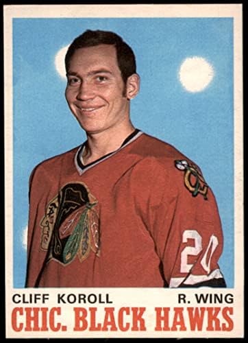 1970 O-Pee-Chee # 147 Cliff Koroll Chicago Blackhawks Ex Blackhawks