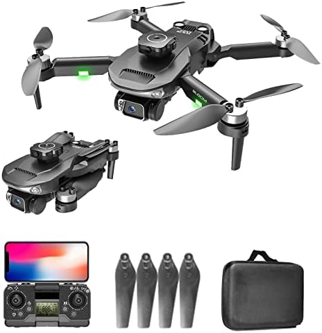 Mini Drone Teocary com câmera, HD FPV Câmera Remote Control Toys com altitude Hold sem cabeça Modo 1 Chave Speed ​​Speed ​​Ajuste FPV Drone para adultos fotografia aérea 4-2739