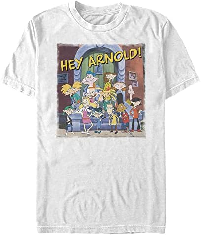 T-shirt de nickelodeon masculino e alto Arnold and Friends