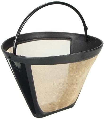 Tom de filtro reutilizável para Cuisinart Burr Mill Coffee Basket 10-12 14 Cone