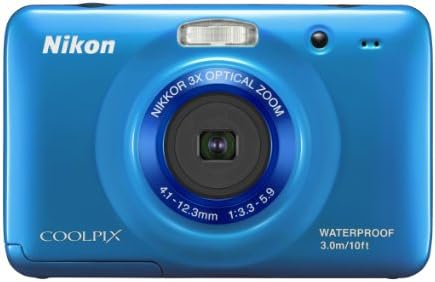 Nikon Coolpix S30 10,1 MP Câmera digital com lente de vidro Nikkor 3x Zoom e LCD de 2,7 polegadas