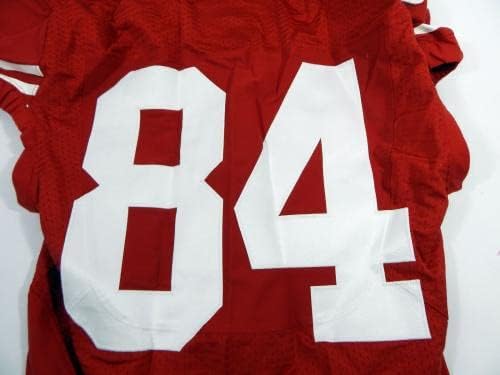 2014 San Francisco 49ers #84 Jogo emitido Red Jersey 40 DP34835 - Jerseys de jogo NFL não assinado usados