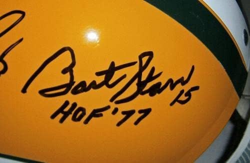 Packers Bart Starr Jim Taylor Paul Hornung assinou o capacete f/s