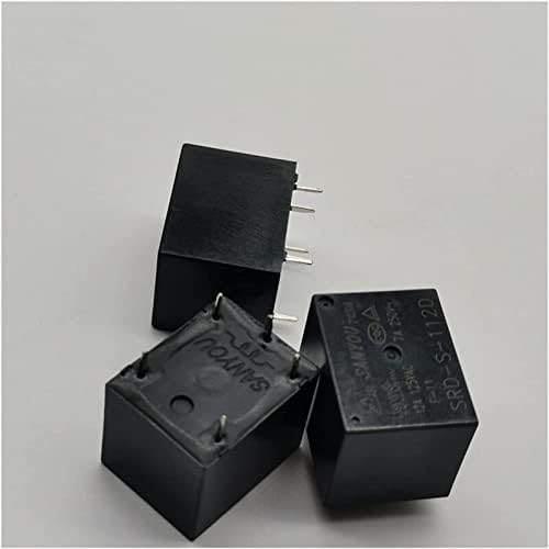 Relé 5pcs placa de circuito eletrônico DIY SRD-S-105D 112D 124D 5 pinos normalmente abertos relé de tempo