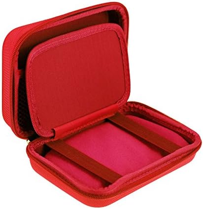 Navitech Red Pocket/Portable/Mobile Impressor de transporte compatível com a impressora Kodak Smile