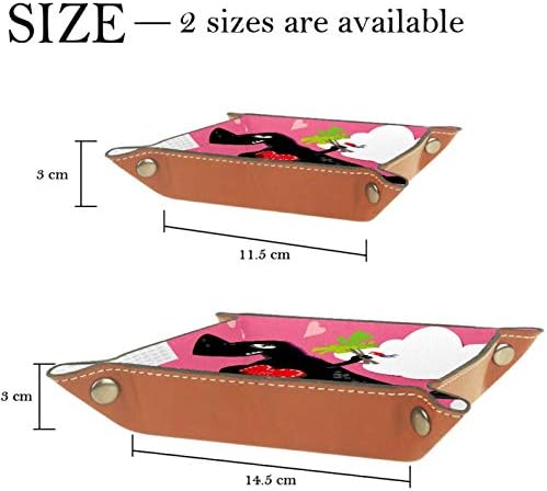 Lyetny Dinosaur Pink Organizer Bandeja Caixa de armazenamento Bandeja de mesa de mesa Caddy Alterar