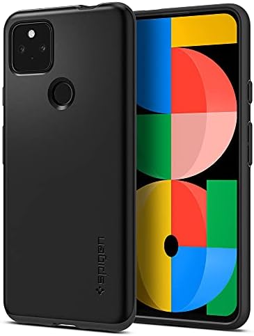 Spigen Fin Fit projetado para o Google Pixel 5A Case 5G - Black