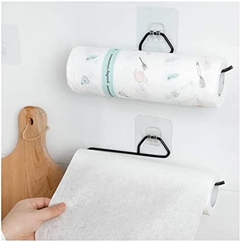 RAHYMA WEIPING - Titulares de papel higiênico adesivo Rolo de papel de papel de parede de papel de parede de papel do toalheiro de ferro forjado para a cozinha