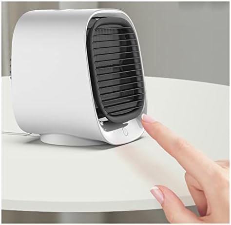 HEIMP Mini Desktop USB Fan Mini Air Cooltop Desktop Home Office Air Conditioner Portable Ar Cooler 5V 1A Small spray