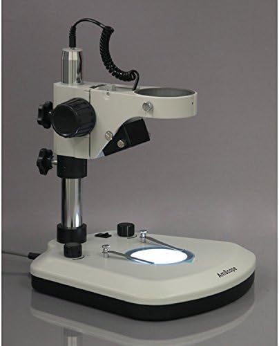 Novo suporte de microscópio liderado por AMScope TS130 com luzes LED superior e inferior