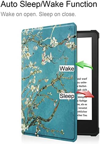 Caixa de TPU de Sakenitly Soft para Kindle Paperwhite 11th 2021 Lançamento, Design de Rest Hand, Cague de 6,8 polegadas com Aguarda Automática/Sono Função - Caso não adequado para Kindle de 6 polegadas 11º