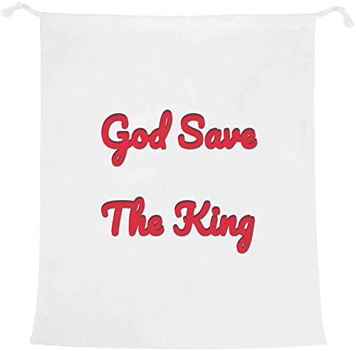 Azeeda 'Deus salve a roupa do rei' Lavanderia/lavar/armazenamento