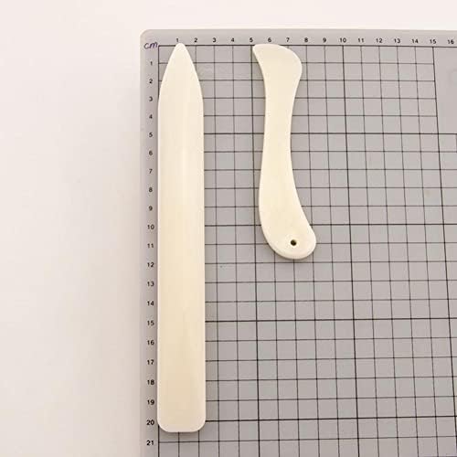 2pcs ósseo de papel de pasta de osso útil conjunto de papel Ferramentas de pontuação de papel