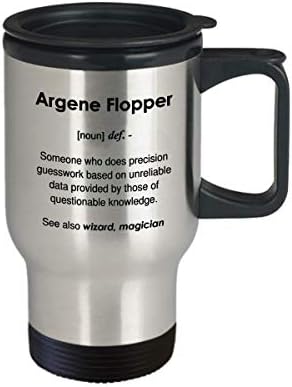 Engraçado Argene Flopper Definição Caneca de café - caneca de viagem de 14 onças