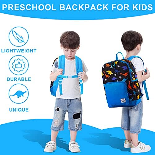 Mochilas Vaschy Kids, Backpack de pré -escola resistente à água leve para meninos e meninas tira