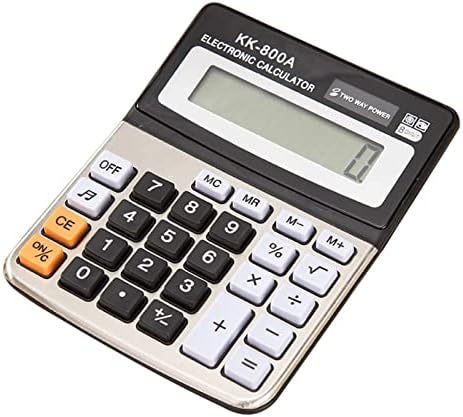 Calculadora de mesa sxdthy, bateria de energia bidirecional e calculadoras solares de mesa, botões grandes fáceis de pressionar usados ​​como calculadoras de escritório12 calculadoras de dígitos