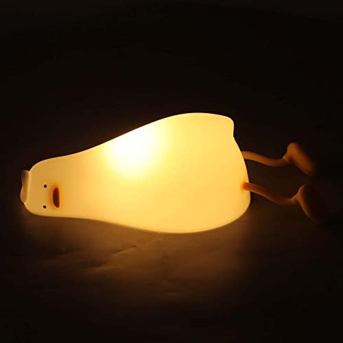 Marhynchus Duck Night Night Light for Kids 5V Charging Timing 3 Níveis Brilho Luz LED TAP NOITE Luz com senso de toque para o quarto