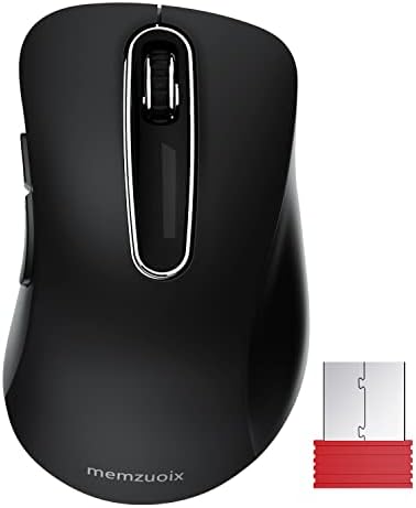 MEMZUOIX 2.4G mouse sem fio, mouse de computador sem fio mouse sem fio Mouse para laptop, desktop,