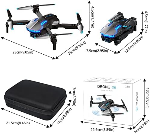 Drone com câmera dupla 4K FPV para crianças e adultos mini Drone Dobrável RC WiFi RC Quadcopter Drone Off Track