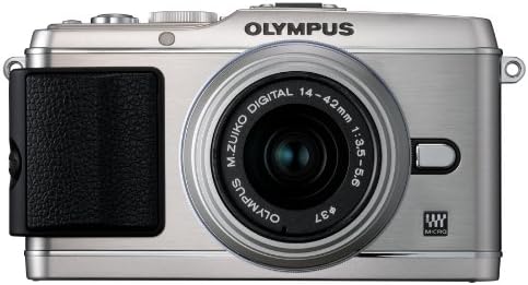 Olympus Mirror Intercambieable Lente Pen E-P3 Kit Twin Lens Silver E-P3 TKIT SLV-Versão Internacional