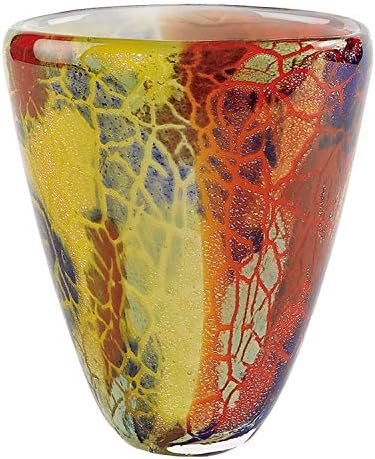 Presentes mundiais elegantes e modernos Murano Style Art Glass Colorful Centerpiece para decoração de casa