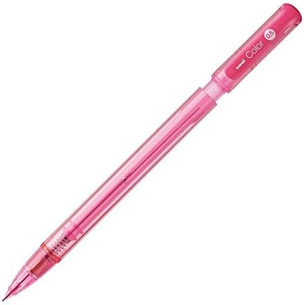 Lápis Mitsubishi M5102C.13 Lápis mecânicos, chumbo de cor apagável, uni-cor nítida, 0,5, rosa, 10 peças