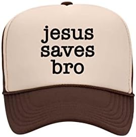 Chapéu de caminhoneiro cristão/Jesus salva mano/snapback/malha ajustável Caps