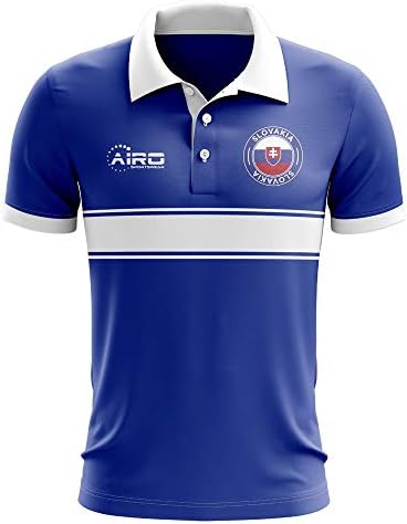 Airosportwear slováquia conceitual listra pólo futebol futebol camiseta