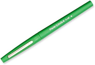 Papel companheiro de papel companheiro de caneta de ponto, verde