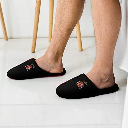 Flipers de bandeira espanhola de chinelos casuais deslizamentos externos em sapatos de casa