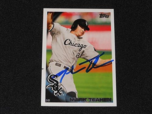 Chicago White Sox Mark Teahen assinou 2010 Topps Autograph Card #83 Tough 922