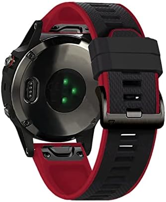 Ganyuu 26 mm 22mm Watch Watch Band para Garmin Fenix ​​6x 6 Pro 5x 5 Plus 3 HR Enduro 935 Silicone EasyFit Band Smart Watch Bracelet