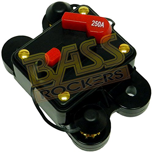 Bass Rockers 250 AMP em linha disjuntor 12-24V DC