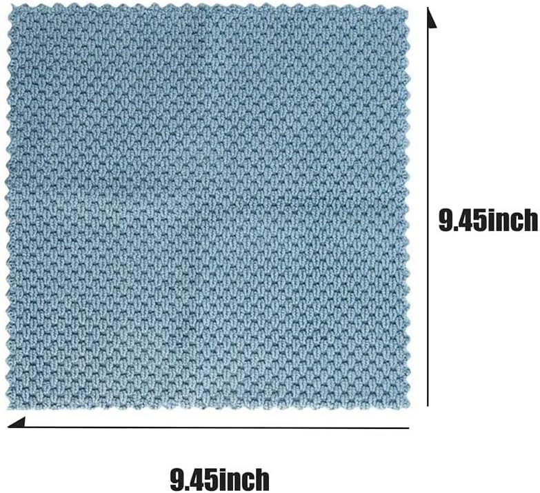 Pano de limpeza de microfibra de cozinha anti-gotas de absorção de água limpando pano de toalha espessa
